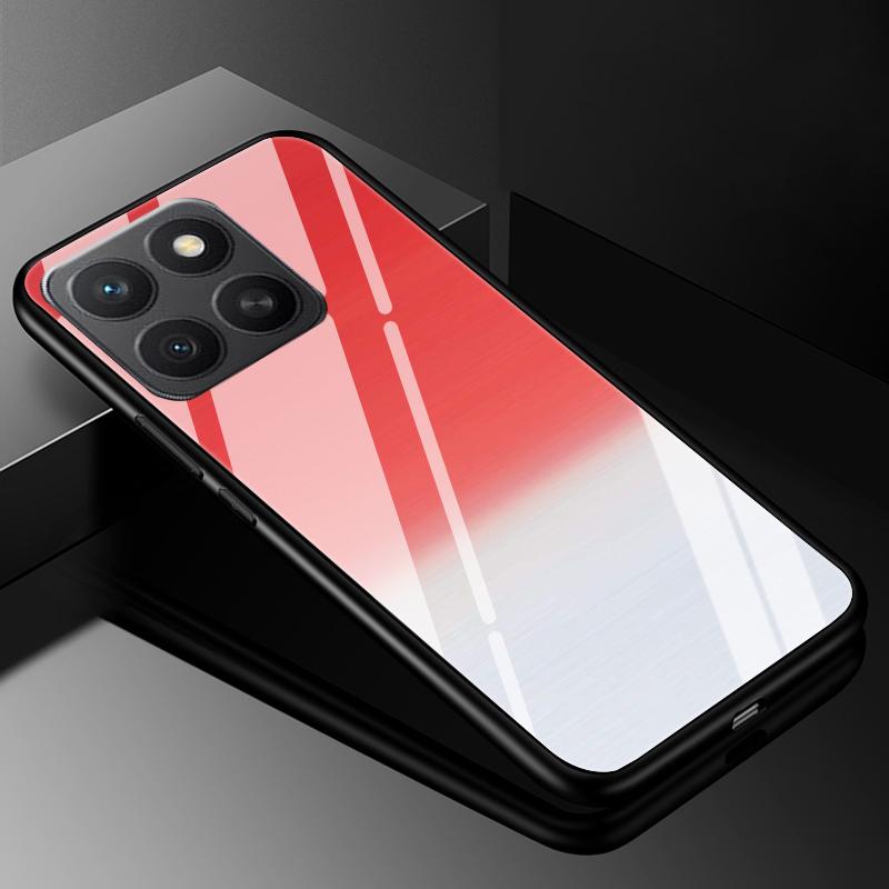 Tempered Glass Phone Case For Honor 400 Smart Luxury Hard Back Bumper Cover for Honor 400 Smart LGN-NX1 X6C X7D 4G 5G Capa