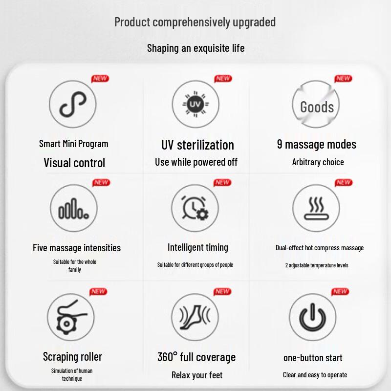 

Desleep UV Sterilization Electric Foot Massager