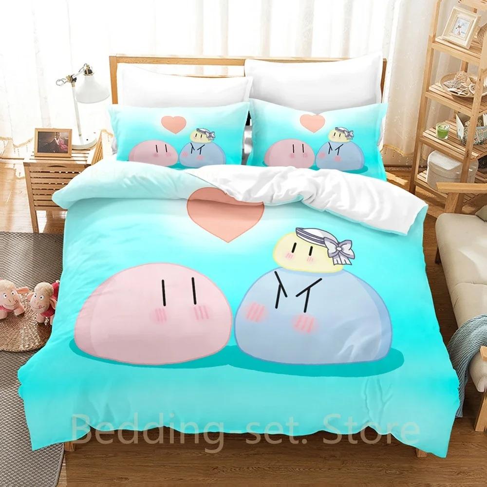 Neues Dango Clannad Bettwäsche-Set Einzelbett Twin Full Queen King Size Bettset Erwachsener Kind Schlafzimmer Bettbezug-Sets Anime Bettlaken-Set