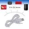 5V USB to DC 2.5mm x 0.7mm Jack Power Cable Durable Materials 1Meter/2Meter
