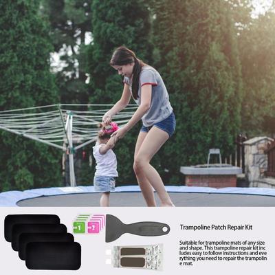 Waterproof Trampoline Patch Repair Kit Trampoline Fixing Kit Self Adhesive Sticker Repair Tape Patch Sports Accessories