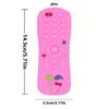 1pc Silicone Remote Control Toy Perfect Holiday Gift for Boys and Girls, Adorable Baby Friendly Silicone Plaything