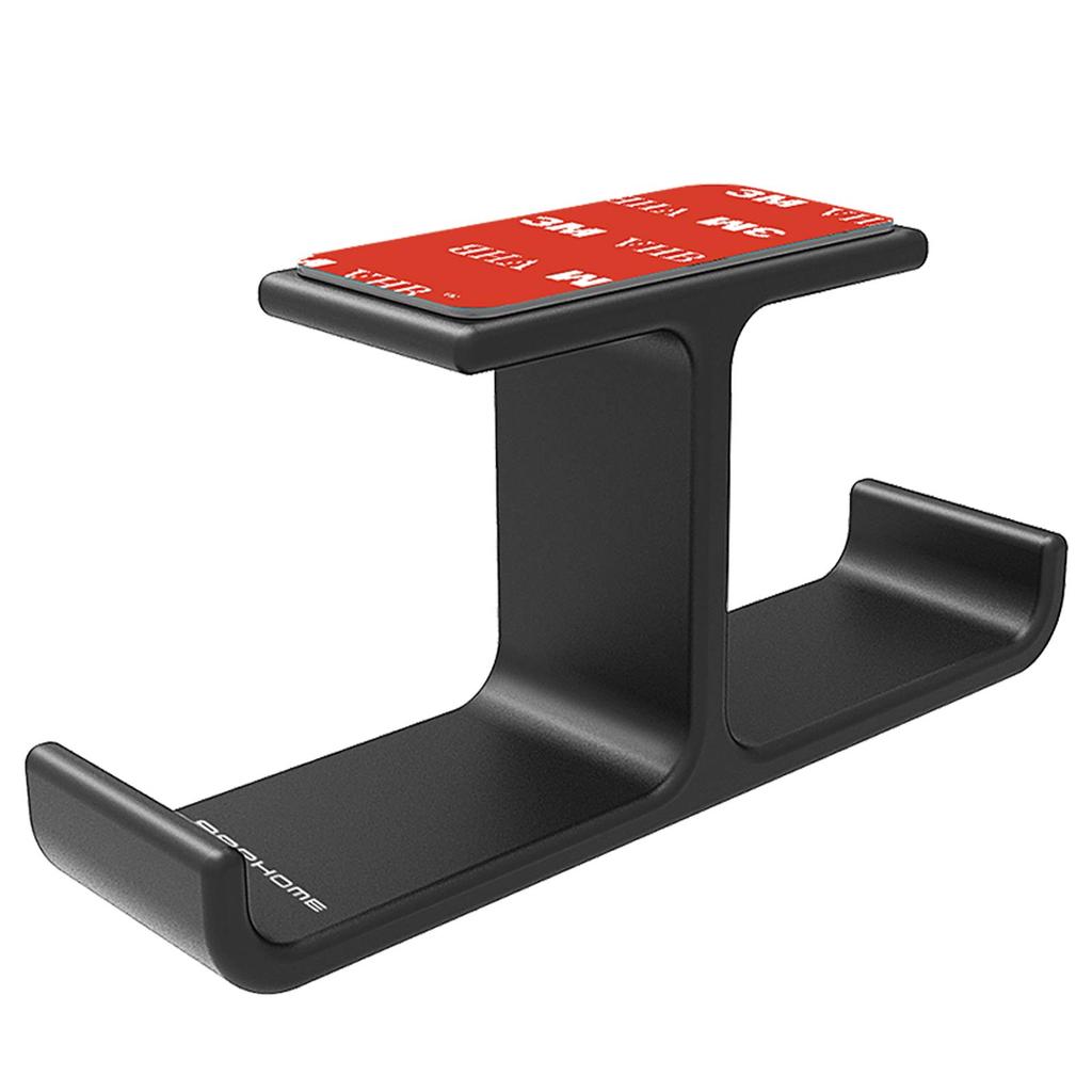 APPHOME Headphone HangerHeadphone Holder with Aluminum Clamp, Black