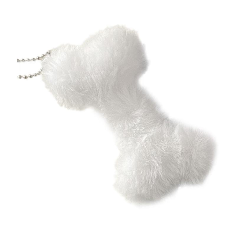 

Милый плюшевый красный шарф косточка щенок брелок для ключей автомобиля мягкие собаки белый кулон для сумки украшение для женщин девушки подростка вечеринка 1