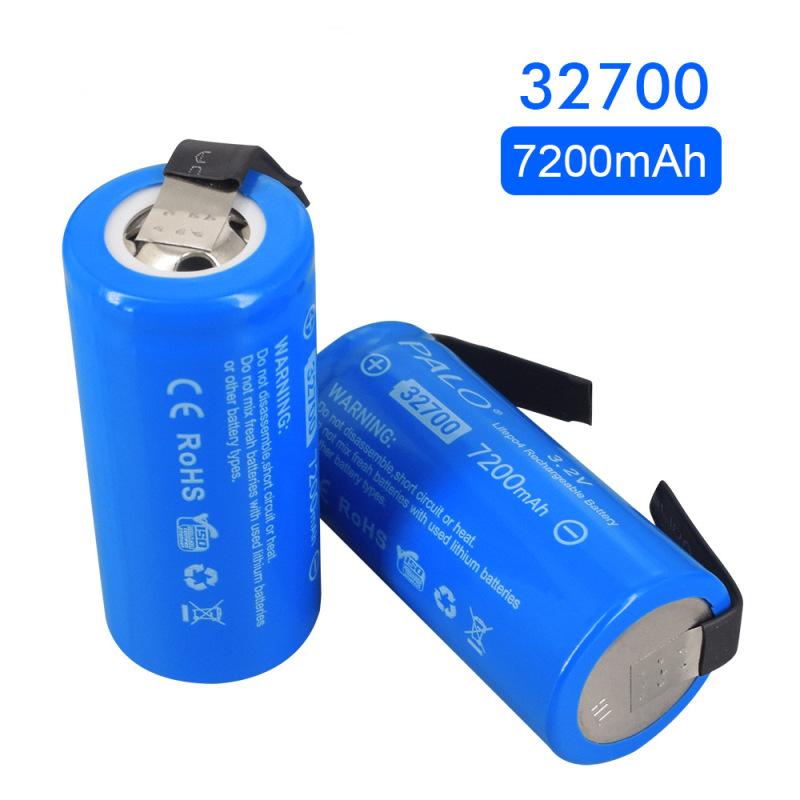 

32700 Lifepo4 3,2 В 7200 мАч 32700 Перезаряжаемая батарея LiFePO4 Cell 5C Разрядная батарея для фонарика резервного питания