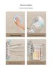 Rotating Wall-Mounted Towel Rack with Suction Cups - Punch-Free, Multi-Functional, Multi-Pole Design for Bathrooms