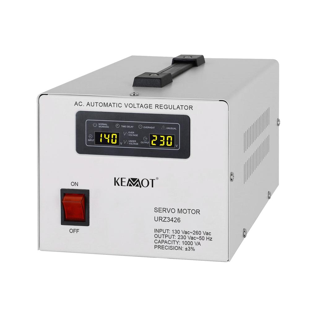 Voltage regulator servomotor 230V 1000VA Kemot