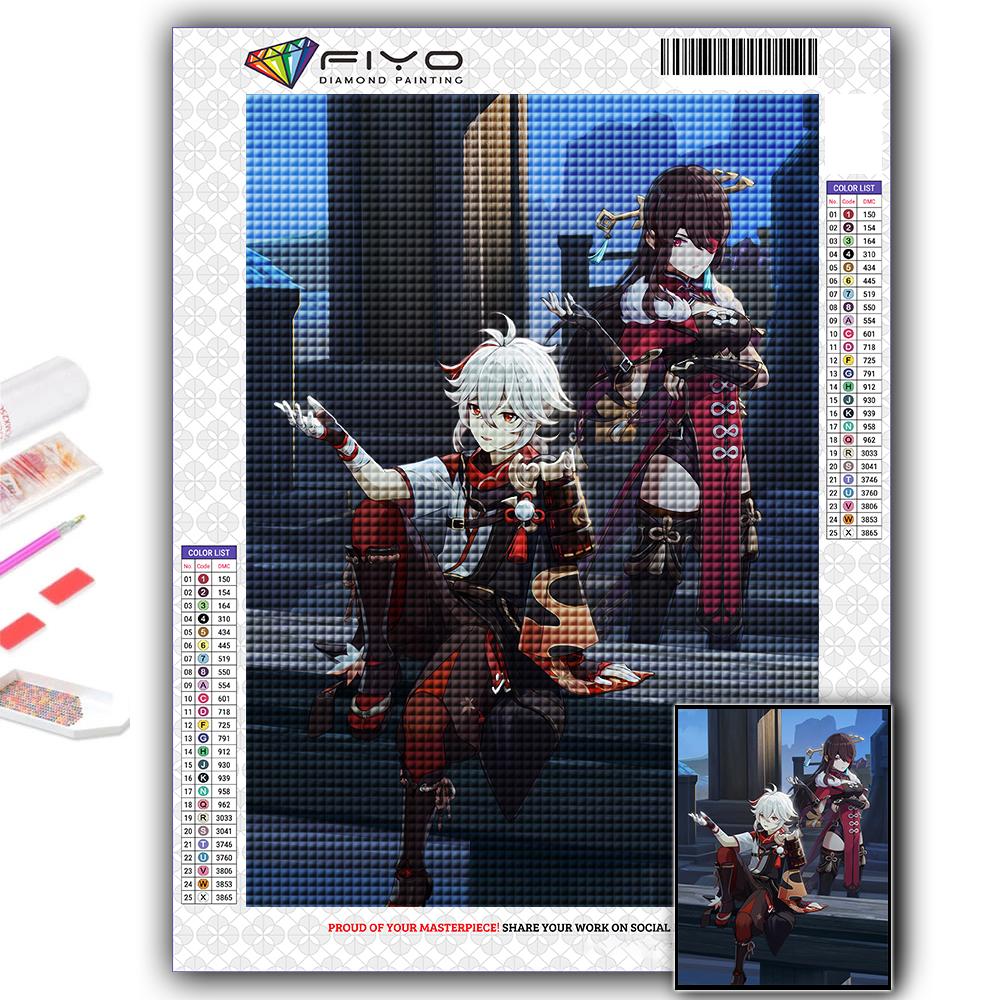 Diamond Painting Genshin Diamond Mosaic Craft Diamond Embroidery Painting