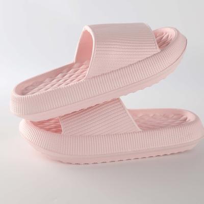 Women Thick Platform Cloud Slippers Summer Beach Eva Soft Sole Slide Sandals Leisure Men Ladies Indoor Bathroom Anti-slip Shoes
