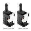 6mm 1/4 Inch Male Quick Connect Fuel Connector Marine Grade Wear-resistant for Outboard Motor