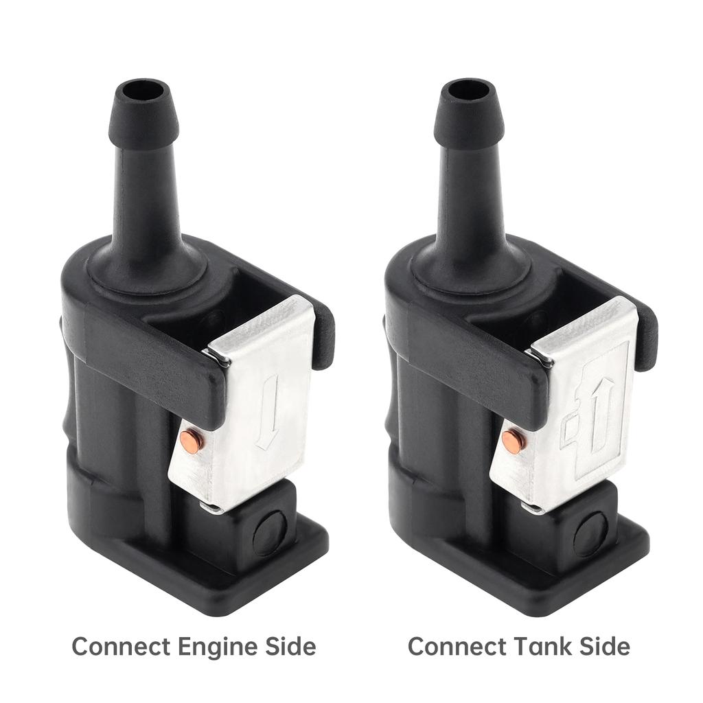 6mm 1/4 Inch Male Quick Connect Fuel Connector Marine Grade Wear-resistant for Outboard Motor