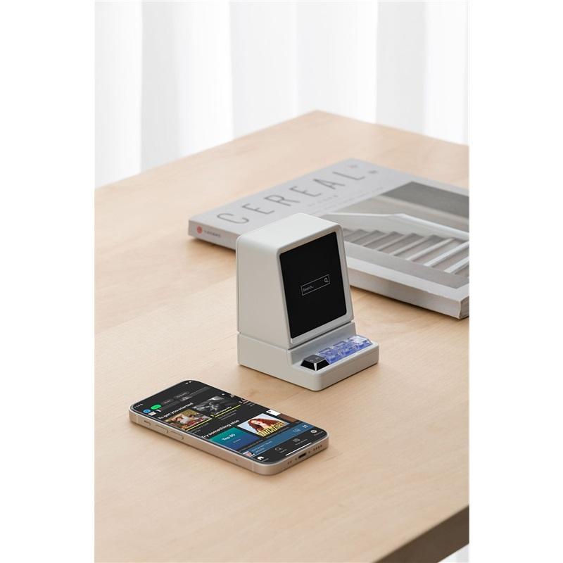 Portable Classic Computer Style Bluetooth Speaker Compact Design Quality Sound Wireless Connectivity Retro Aesthetic Ideal For Home Office Or Travel