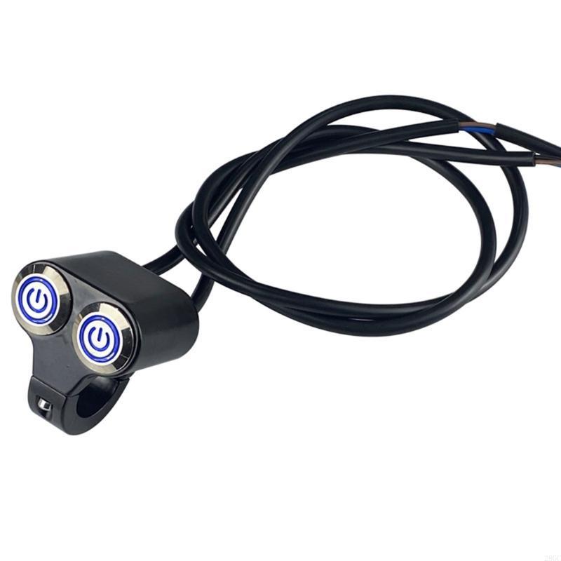 28GC Brake Light Switch Replacement 7/8in Handlebar Double Control Button Switch