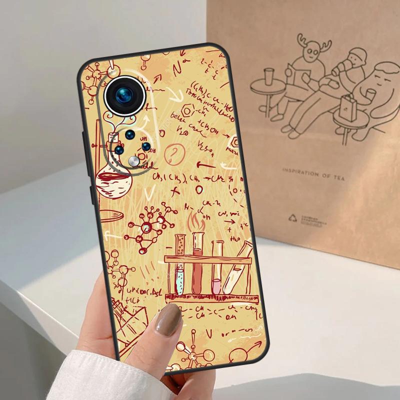 Science Chemistry Style Case For Honor Magic 7 Pro 5 6 Lite Cover For Honor 200 400 50 70 90 X8a X8b X9 X9a X9b X9c