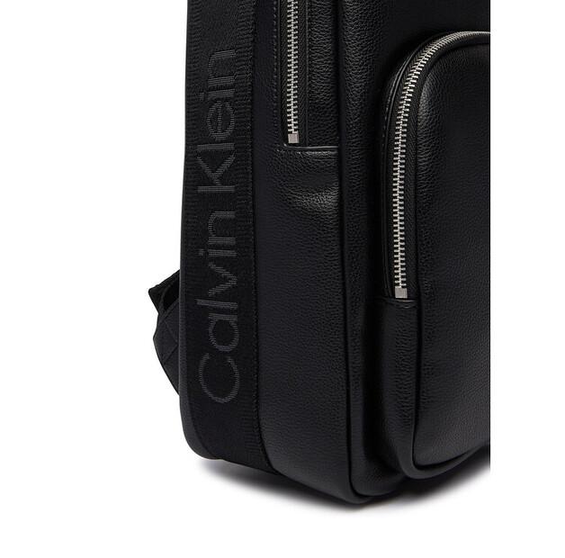 Calvin Klein Backpack Webbing Strap Round Backpack