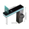 LED Washbasin Faucet with Digital Temperature Display Hot & Cold Water Mixer Tap LED Display Bathroom Sink Faucet