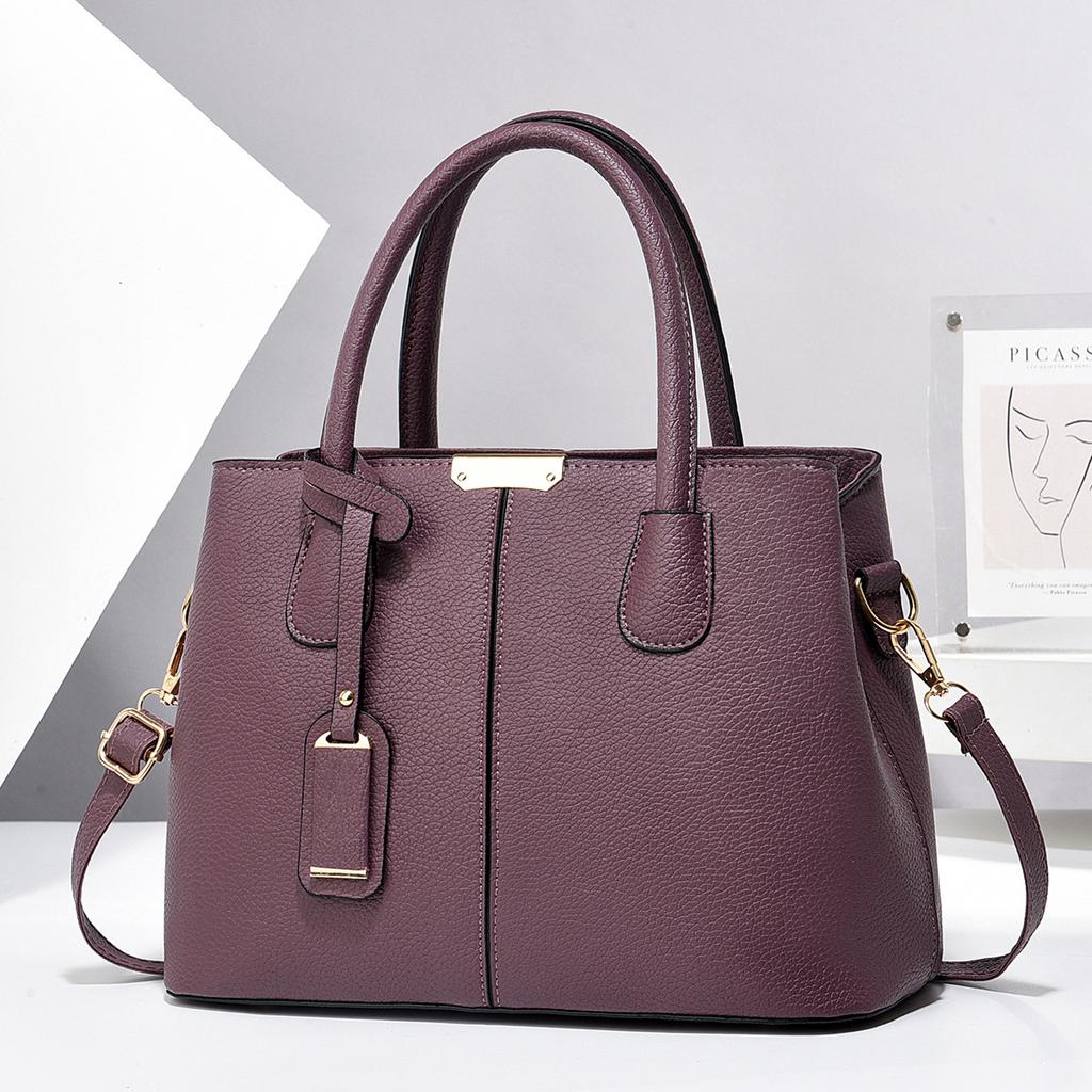 Big bag New fashion handbag Middle-aged mother bag Large capacity shoulder bag Crossbody bag Women's bag