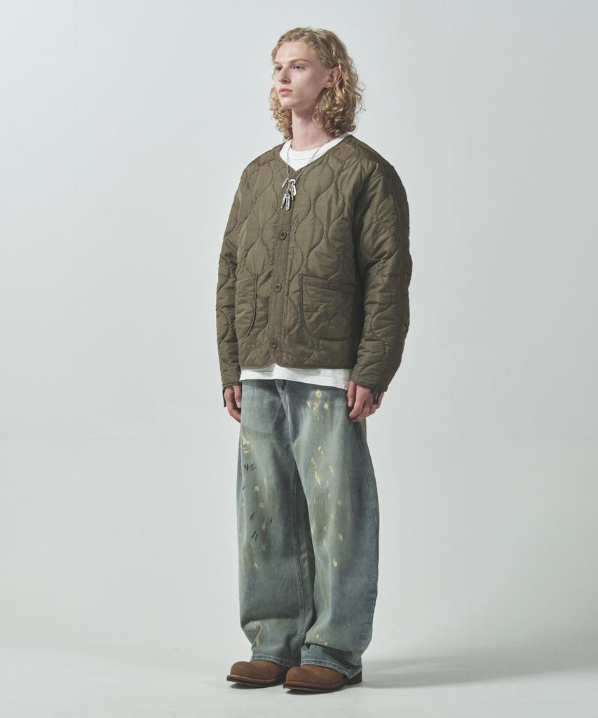 Ecorr [3-In-1 Muffler Set] Outpost Fishtail Parka_Khaki
