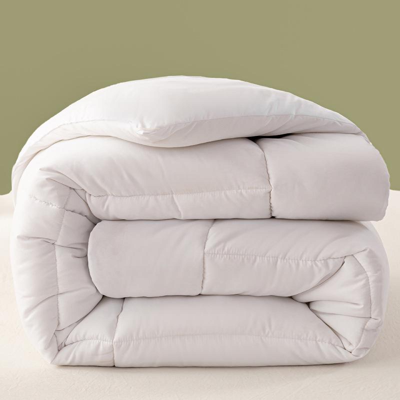 Four Seasons Brushed Quilt: Thick Silk Cotton for Spring, Autumn, and Winter – Ideal for Dorms and Hotels