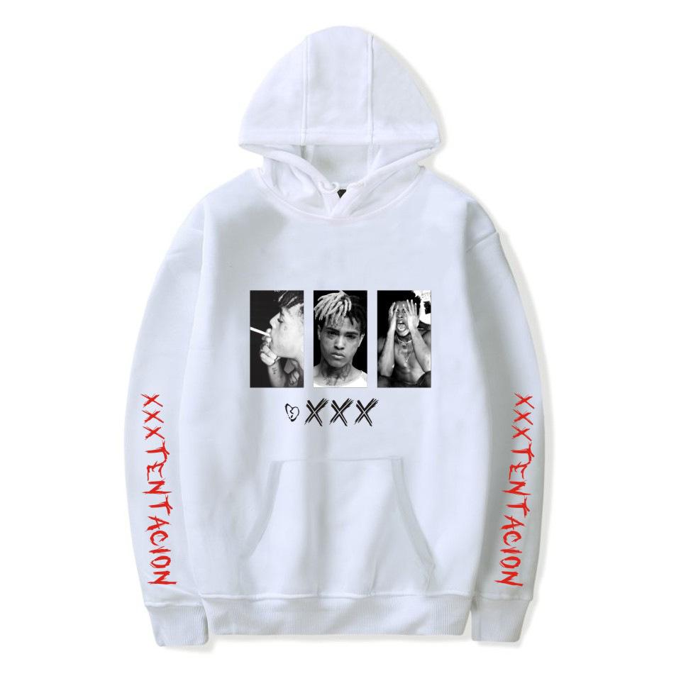 Trendy Rapper Fashion Fleece Hooded Long Sleeve Sweater Warm Jacket