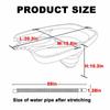 Hair Washing Basin for Home Vertical Shampooing Sink Tub with Drain Hose for Women Home Salon Hair Wash Supplies for Disabled