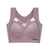 Women's Seamless Bra Beautiful Back Plus Size Bra Women's Gathering Bra No Steel Ring Sports Bra