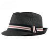 Summer British Jazz Hat for Mid-Aged Men Women Cowboy Top Hat Luxury Designer Wedding Party Fedora Caps Bonnet Straw Beach Hat