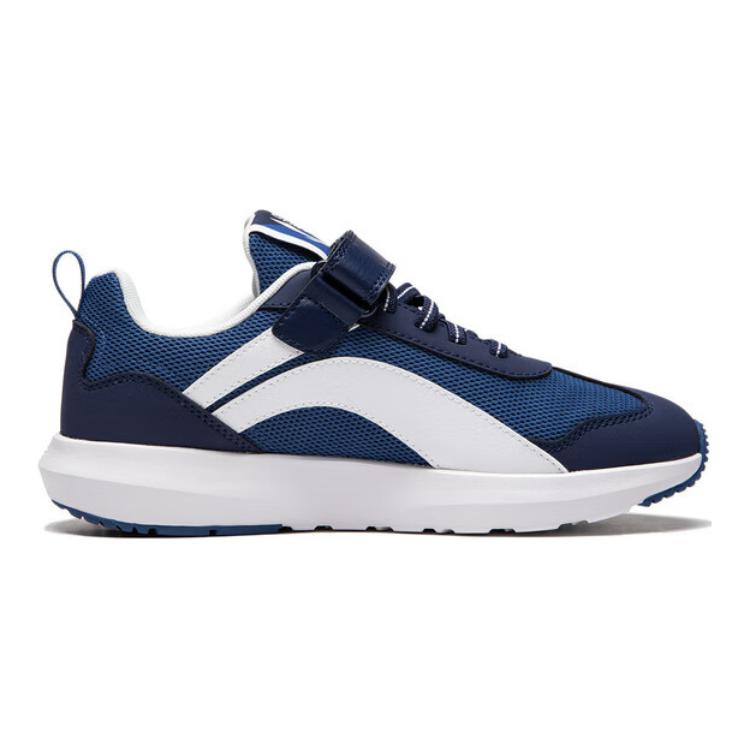 Li-Ning Cloud Lightweight Non-Slip Shock Absorbing Wear-Resistant Breathable Balance Support Low-Top Casual Shoes Kids sneaker Blue YKCU082-3