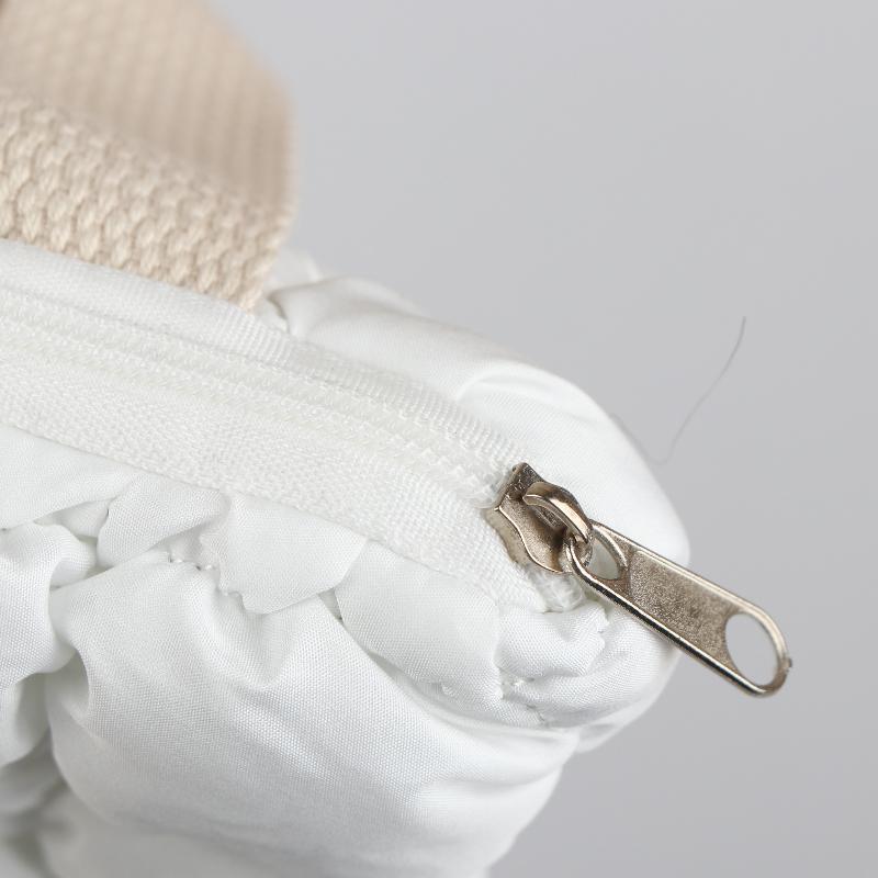 1Pcs Mini Cosmetic Pouch Cloud Waist Pack Lightweight Solid Secure Button Closure With Decorative Coin Purse And Headphone Bag