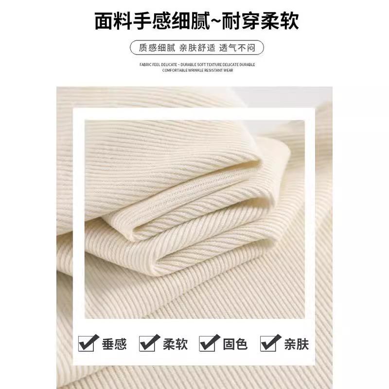 European Cotton Lint Wide-leg Pants Women's Spring and Autumn New High-waisted Straight-leg Pants Loose and Thin Casual Yamamoto Pants