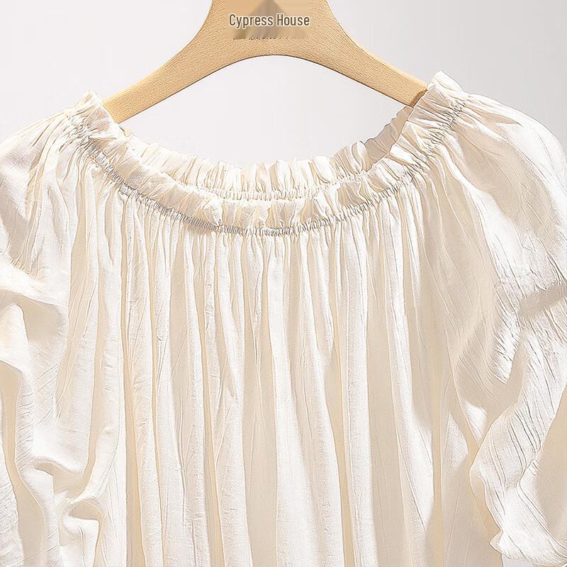 Women's Off-Shoulder Ruffled Chiffon Blouse
