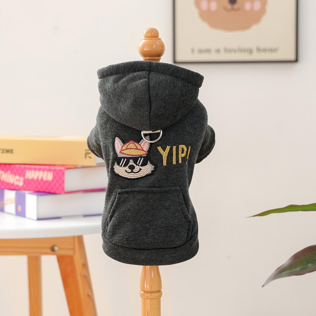 Pet clothes Autumn and winter small dog puppies happy dog cat warm comfortable clothing happy animal city sweater