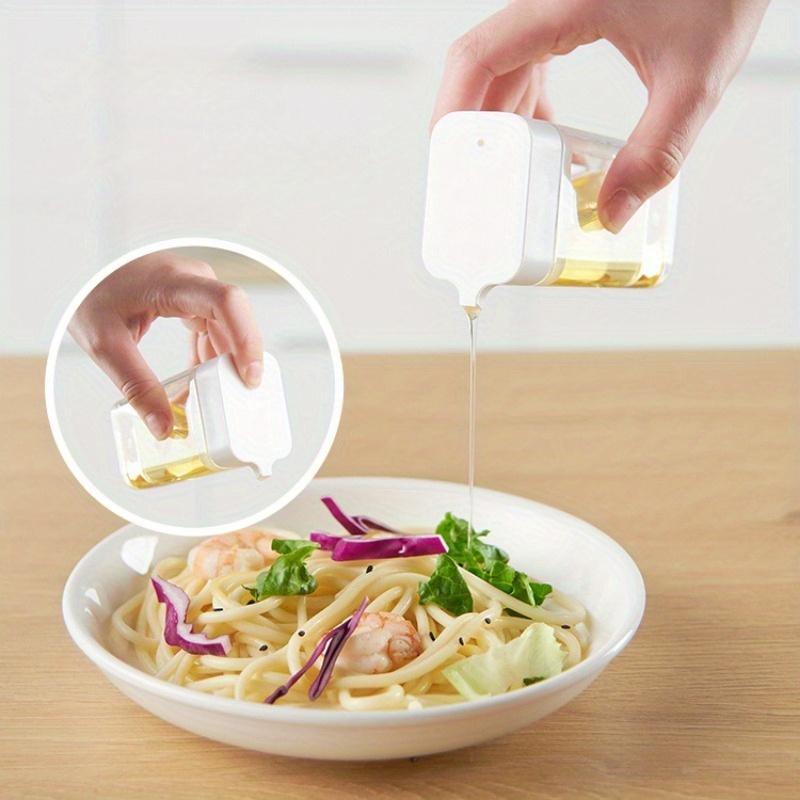 Küche Gewürz Gewürz Box Öl Topf Kombination Lagerung Organisation Versiegelt Feuchtigkeit-Beweis Gewürz Flasche Vier Fächer Gewürz Glas