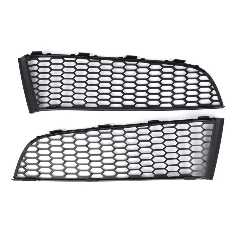 Left Right Car Front Lower Bumper Fog Light Grille For BMW 7 Series F01 F02 2009-2015 M Sport Bumper Honeycomb Mesh Grill