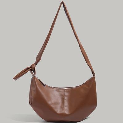 Cross-Border New Style Horn Bag High-End Retro Dumpling Bag Fashion Versatile Shoulder Bag Niche Simple Crossbody Bag Trendy