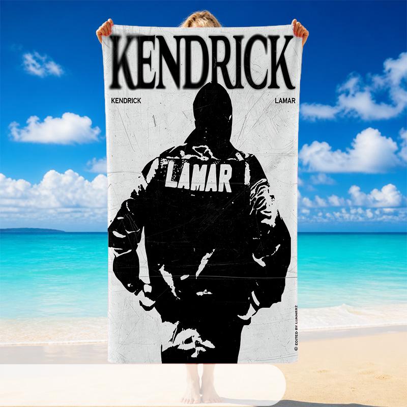 Kendrick Lamar Beach Towel, Soft Large Absorbent Towel For Beach Swimming Pool Travel Vacation