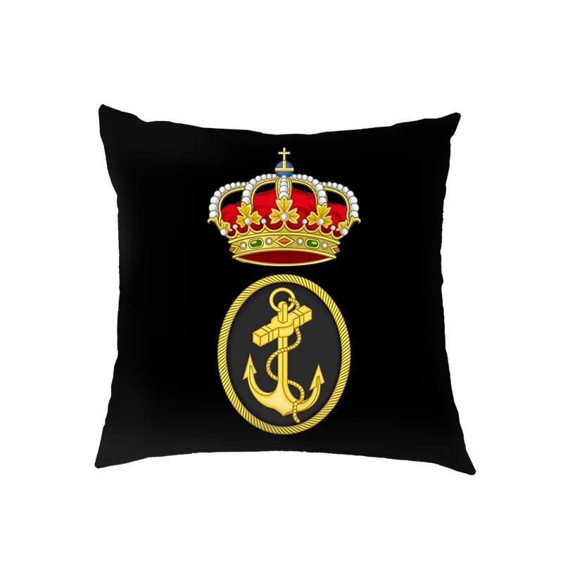 Spanish Legion Espanola Flag Double Print Cushion Covers Navy Armada Pillowcase Living Room Decor Throw Pillow Case Cover