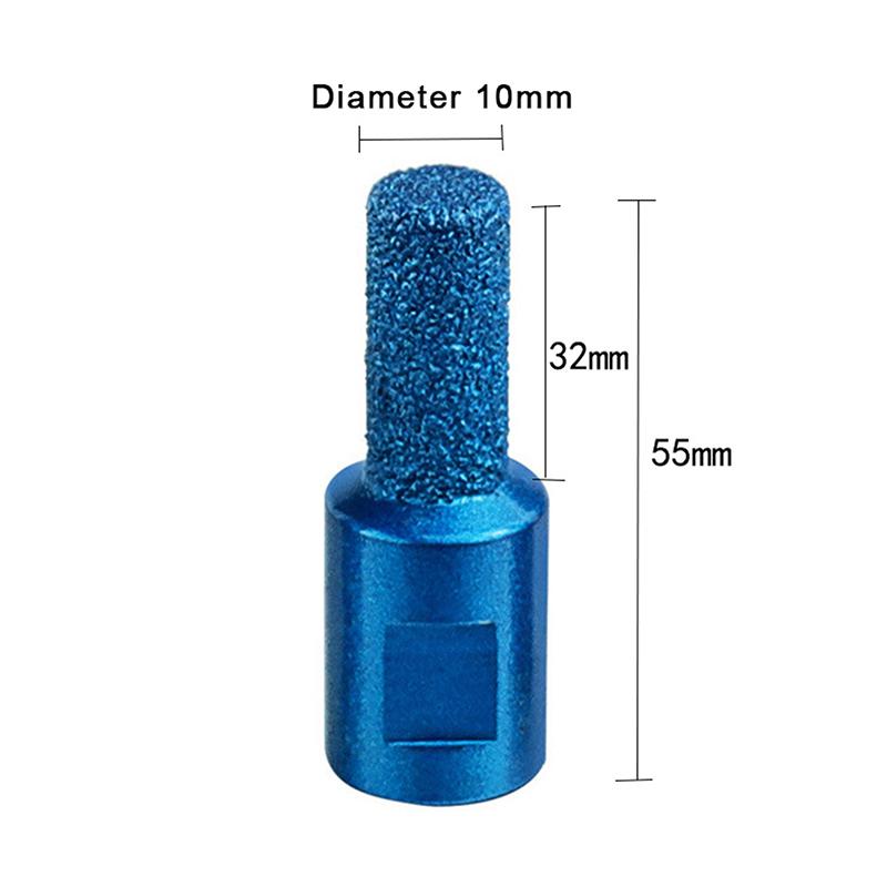 Vacuum Brazed Core Drill Bit Set 6 10 15mm Milling Cutter for Angle Grinder Quick Tile Marble Cutting Home Improvement