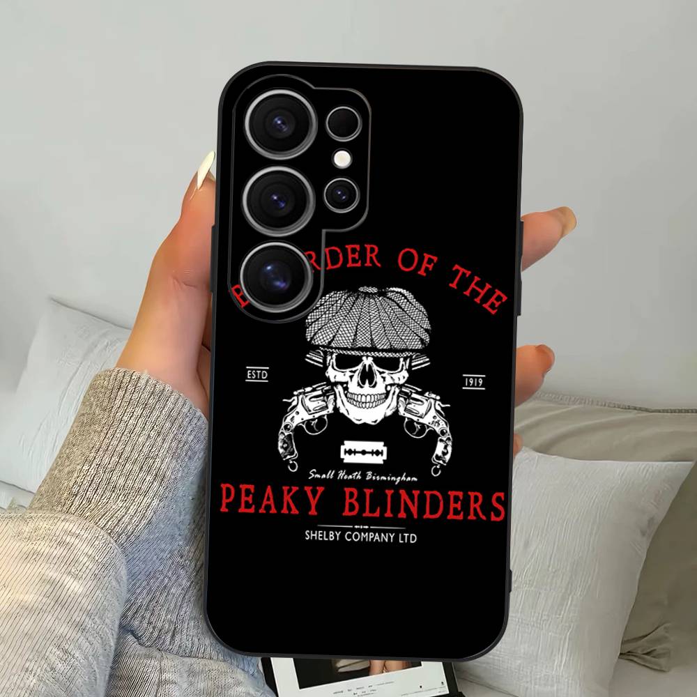 Movie P-Peaky-S B-Blinders Phone Case For Samsung S 24 Fe 25 Ultra Plus 20 Lite 21 30 22 23 24 22 Ultra 5G Fundas