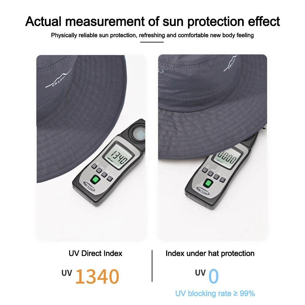 Waterproof Quick-drying Fishing Cap Wide Brim Bucket Hat Fashion Fisherman Hat  Hiking Climb