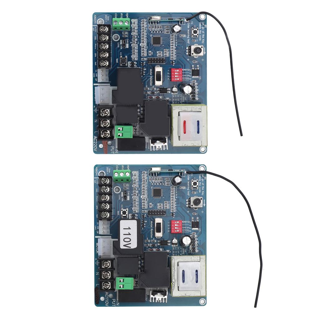 Electric Door Control Board Sliding Gate Opener Main Board Auto Power Off Memory Function Stable Anti Interference for Office