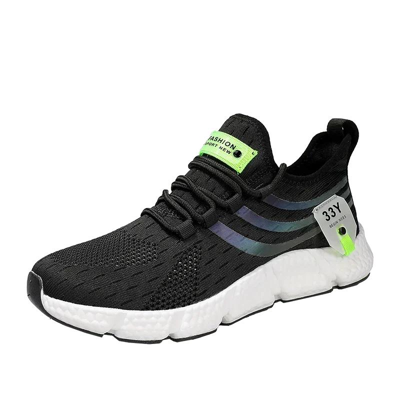 

Men s Shoes Sports Shoes Summer New Mesh Breathable Running Shoes Soft Sole Shock-absorbing Running Shoes Lightweight Shoes 36