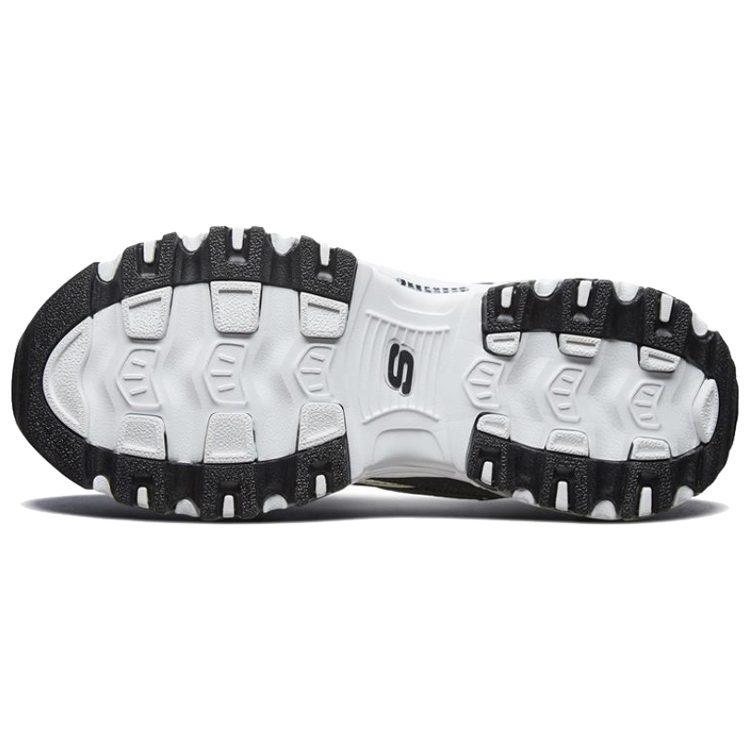 Skechers D Lites 1.0 Running Shoes 'Black And White' Women's 66666254-BKW
