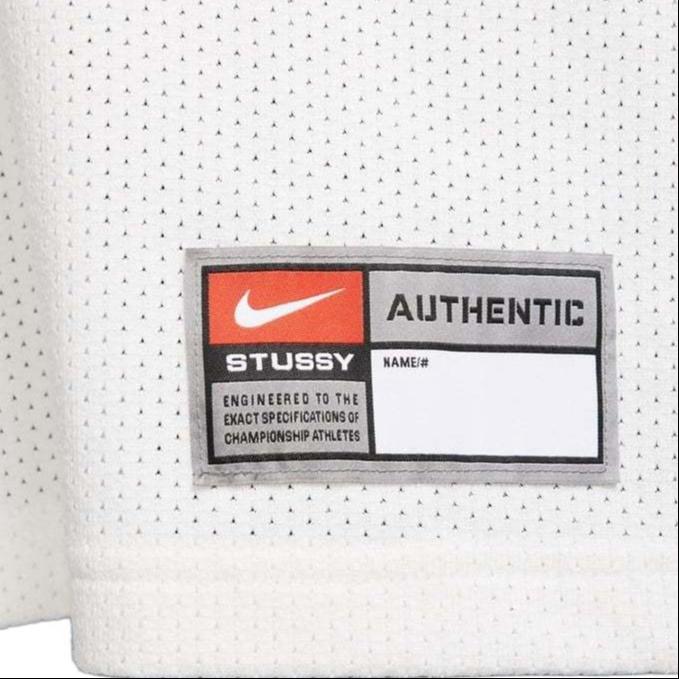 Nike X Stussy Dri-FIT Mesh Jersey Asia Sizing 'Sail' Men's FJ9165-133