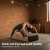 Pilates Spine Corrector PU Leather Wooden Stepped Design