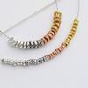 S925 Sterling Silver Twisted Circle Spacer Beads for DIY Handmade Jewelry