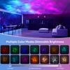 Dynamic Rotating Water Ripple Projector Night Light 3/16 Colors Flame Crystal Lamp for Living Room Study Bedroom Rotating Light