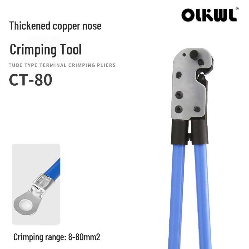 OLKWL Manual Crimping Plier for Copper Terminals