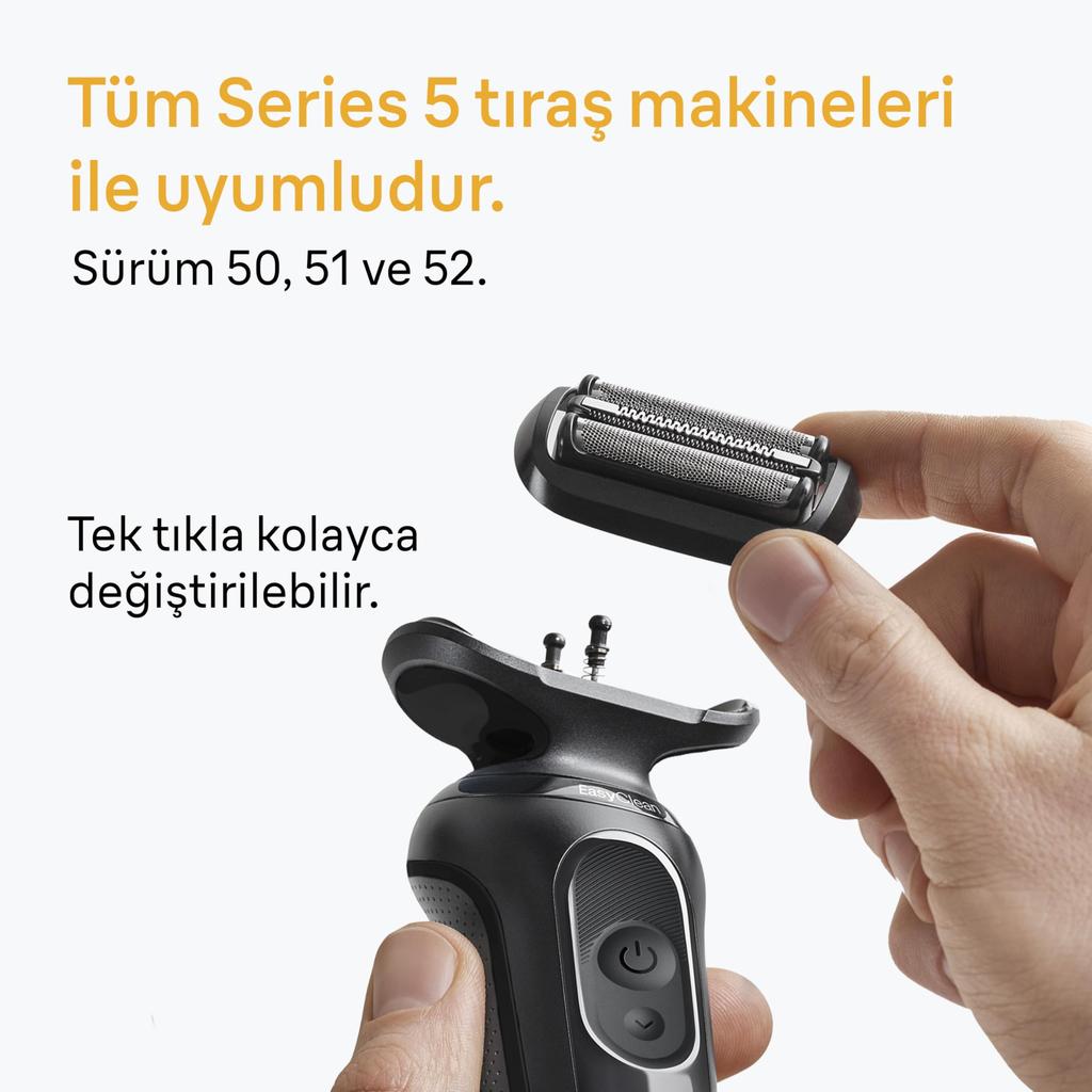 Braun Series 5 Electric Shaver Replacement Head 100% Performance Restoration Compatible with 50 51 52 Series