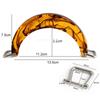 Semi-circular Acrylic Handle with Square Buckle Women's Bag Handle Woven Bag Handle DIY Handmade Bag Accessories